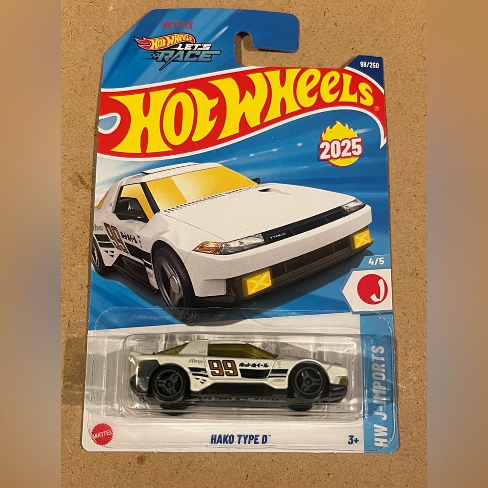 2025 Hot Wheels Hako Type D J-Imports 98/250 JDM Collector